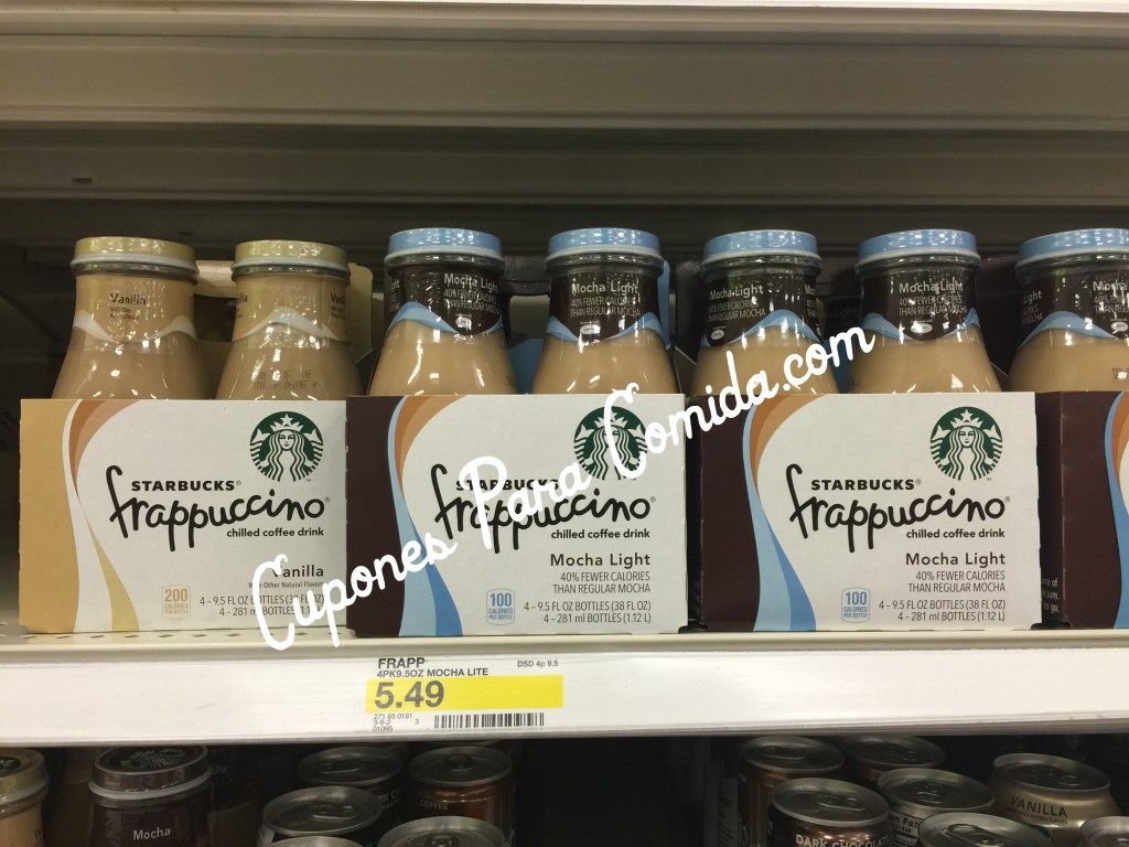 Starbucks frappuccino Chilled coffee drink 4 pk 9/23/15