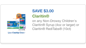 claritin coupon 9/30/15
