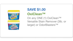Oxiclean coupon versatile 9/30/15