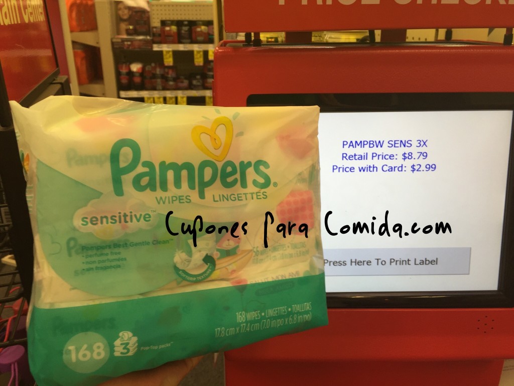 Pampers wipes 168 ct 9/27/15