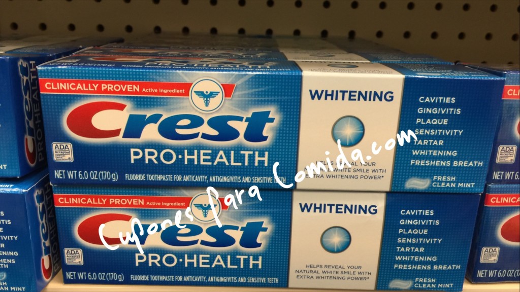 Crest Pro-Health toothpaste 6.0 oz - 10/01/15