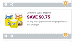 domino sugar coupon 10/05/15