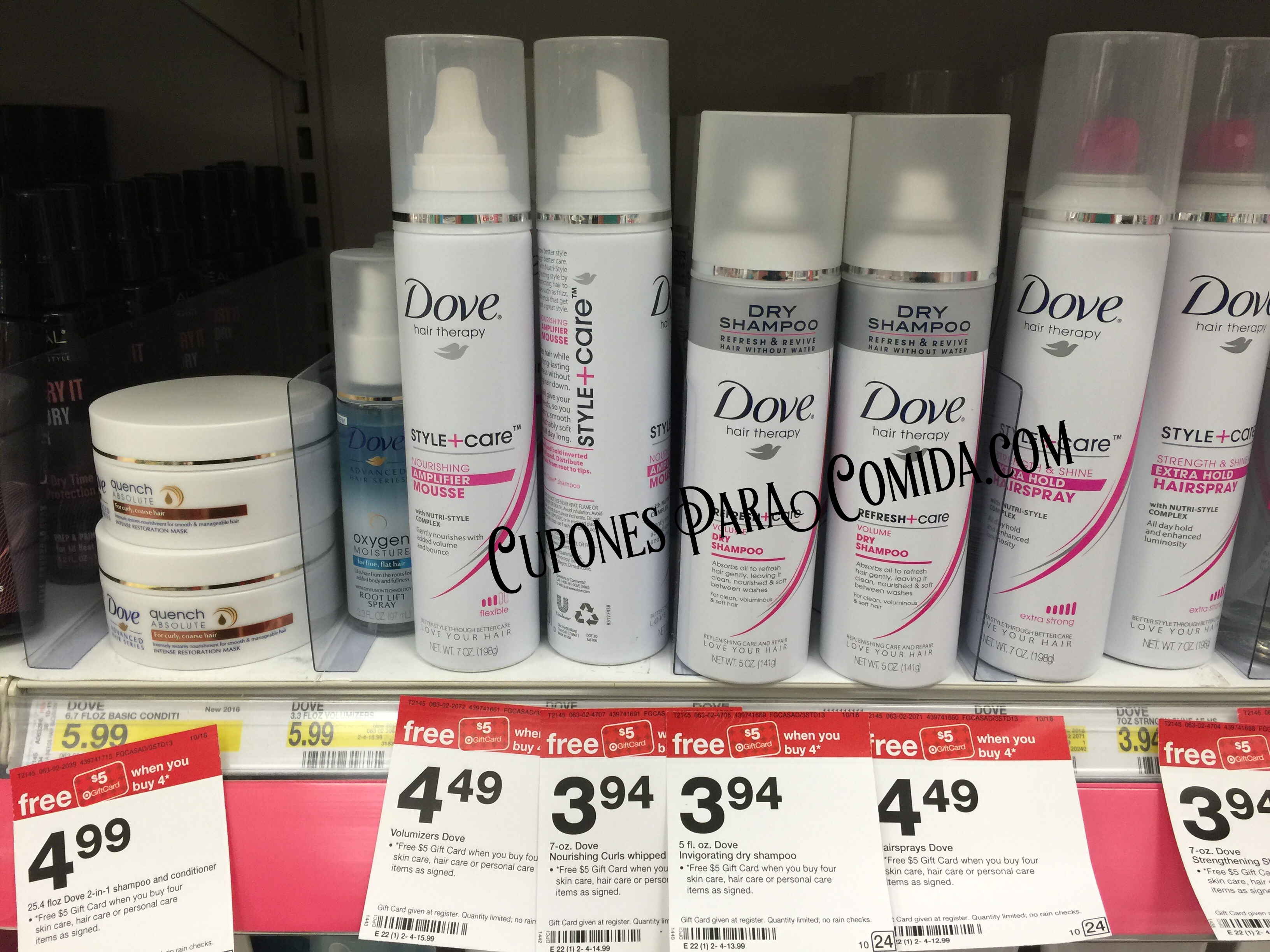 Dove dry shampoo 10/20/15