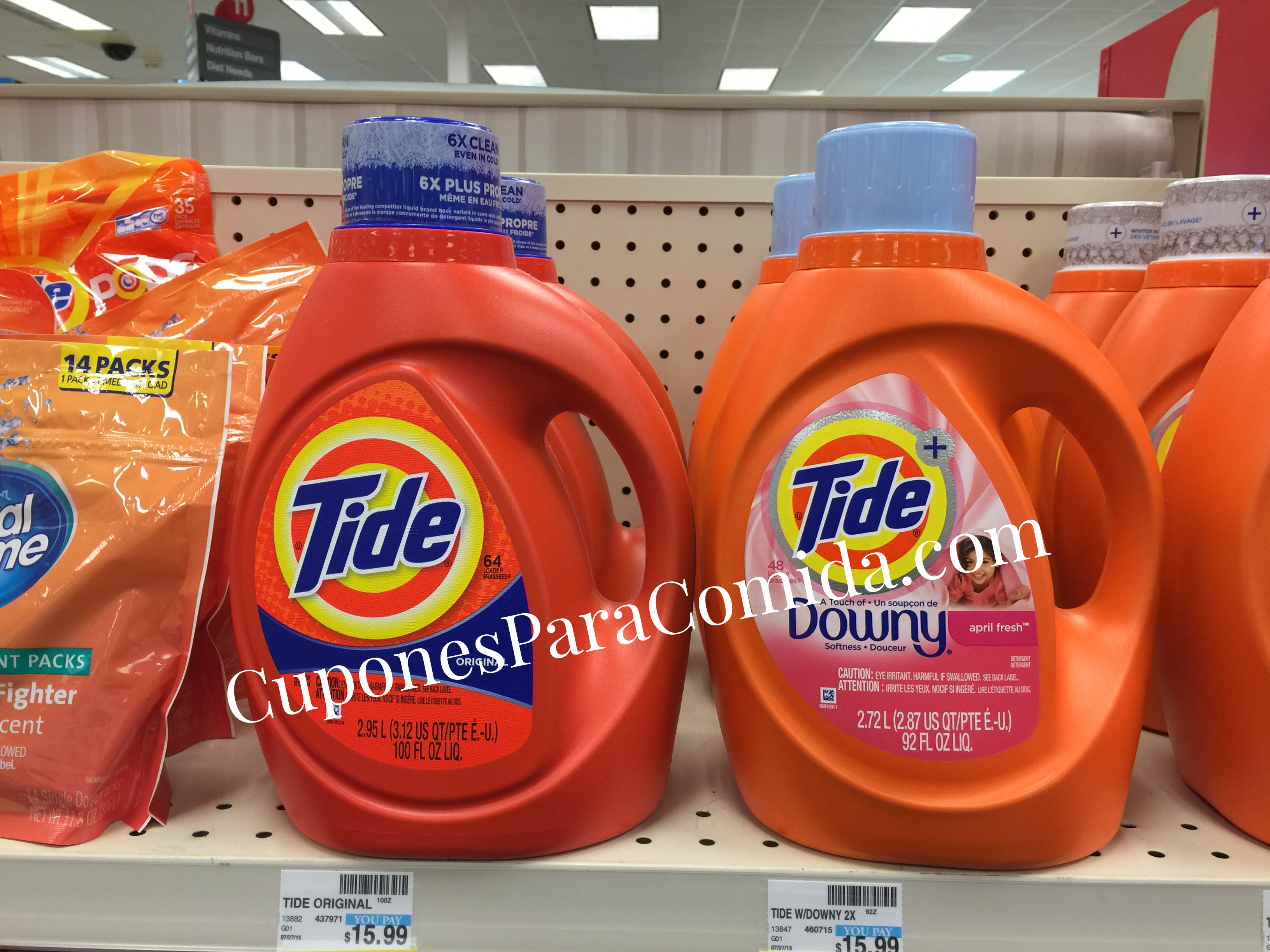 Tide Liquid Detergent 64 Loads 10/23/15