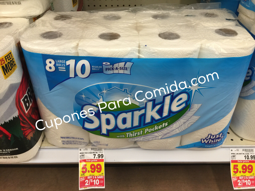 Sparkle paper towels 10/26/15