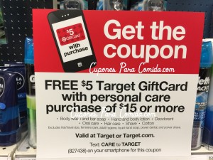 target coupon personal care 10/04/15
