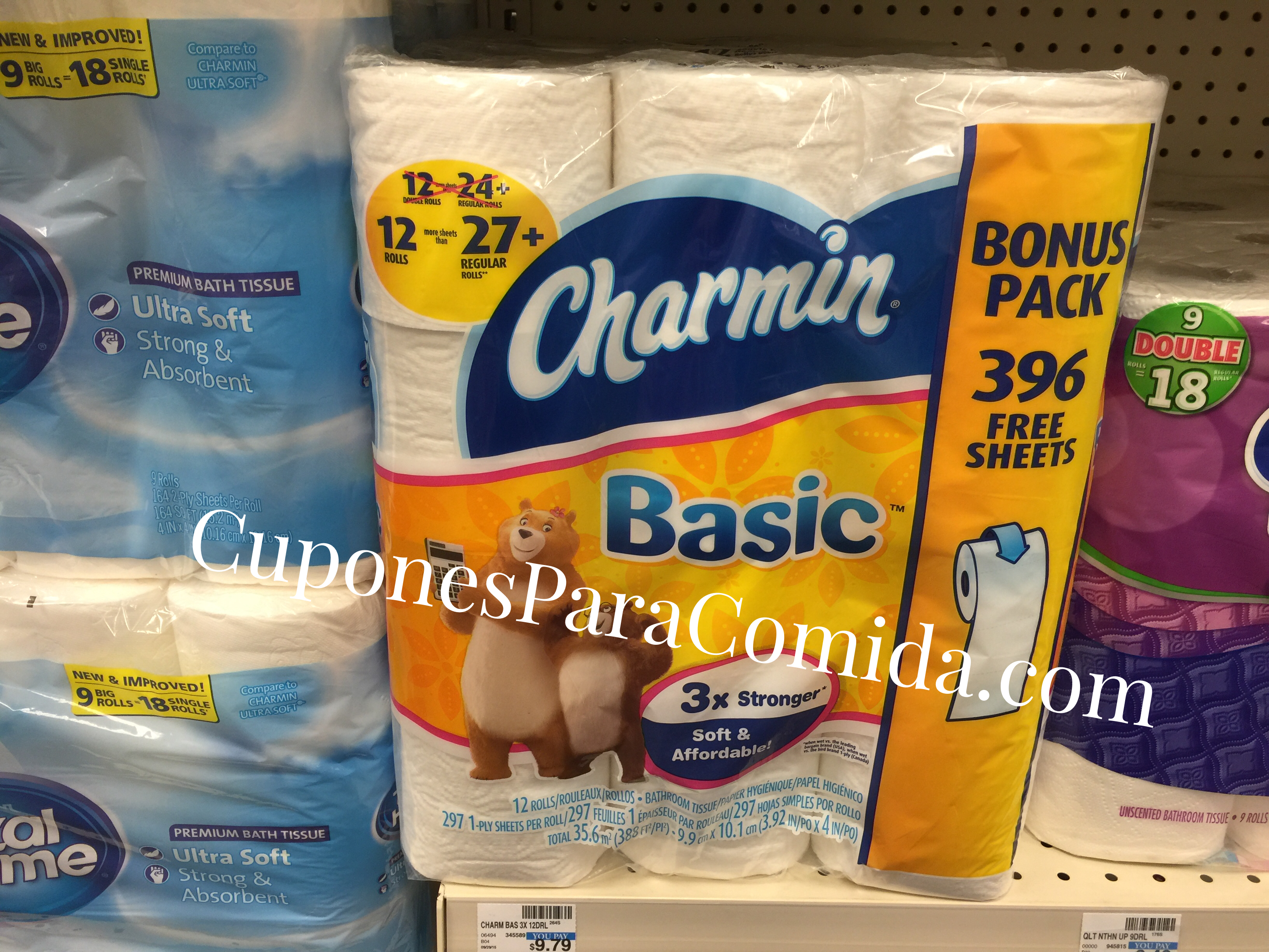 Charming Basic bath tissue 12 rolls - 10/29/15