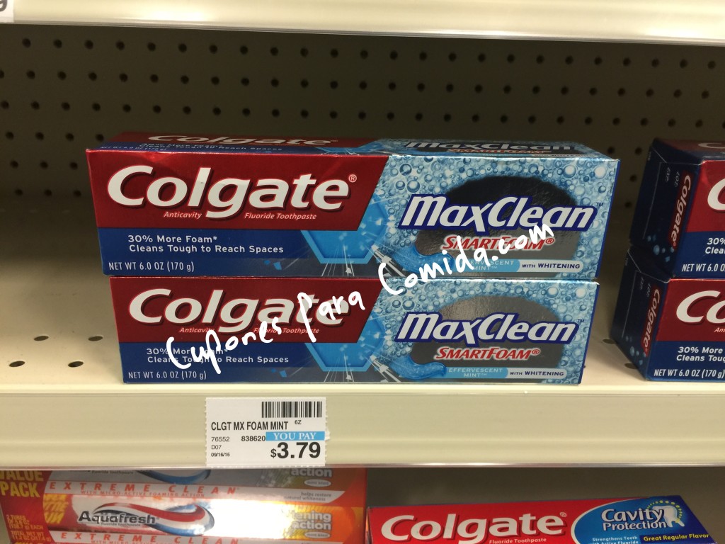 Colgate MaxClean Toothpaste 6.0 oz 10/01/15