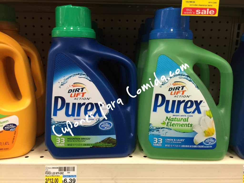 Purex Liquid detergent 33 Loads 10/04/15