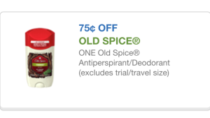 Old Spice coupon 10/02/15