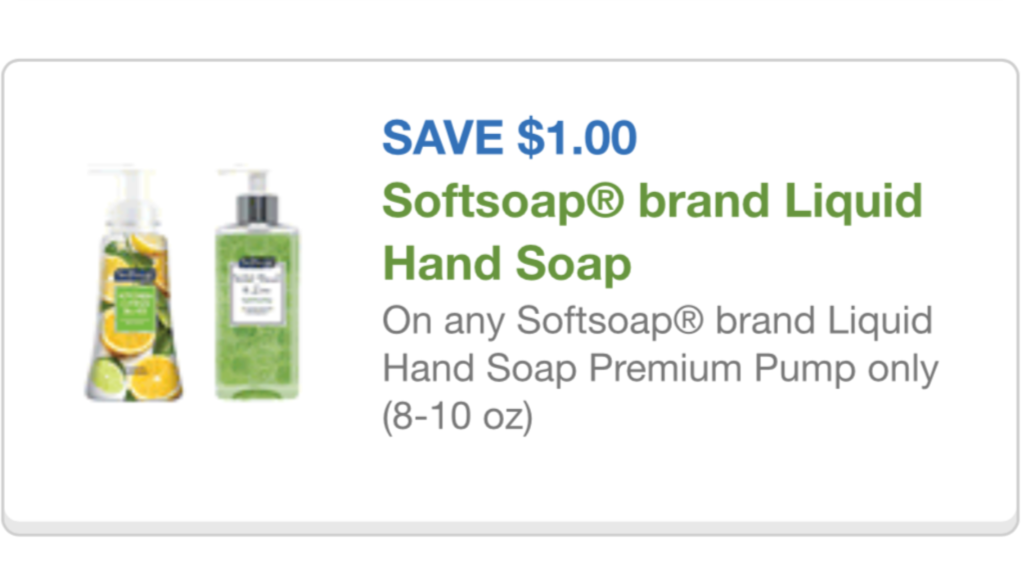 SoftSoap coupon 10/25/15