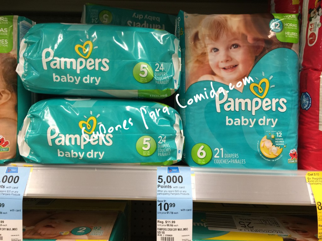 Pampers Baby Dry Jumbo Pack 10/12/15