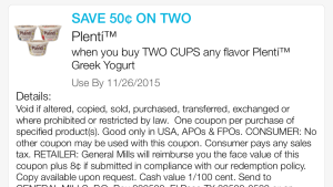  Plenti Greek Yogurt 