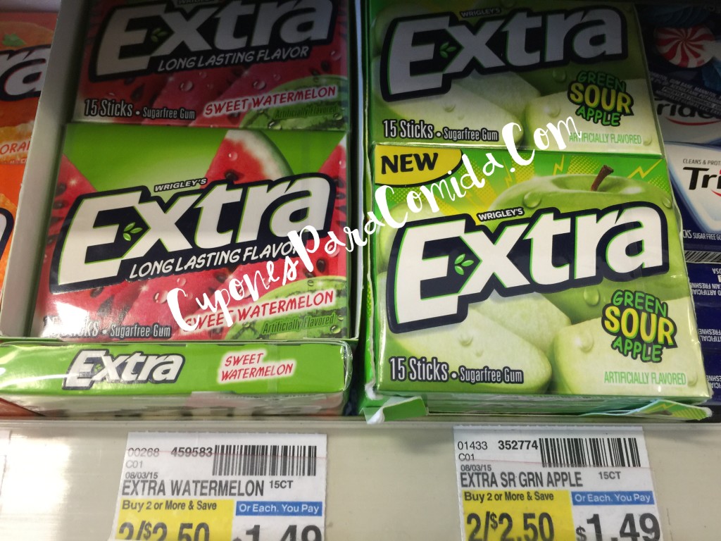 Extra Gum 15 Sticks 