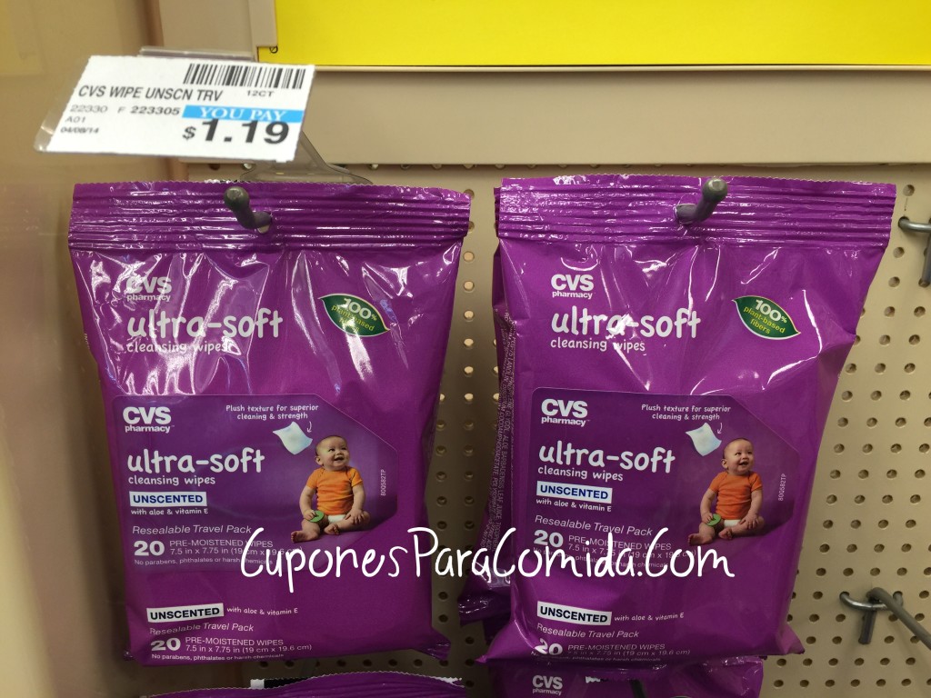 Cvs Ultra-Soft Cleansing Wipes 11/9/15