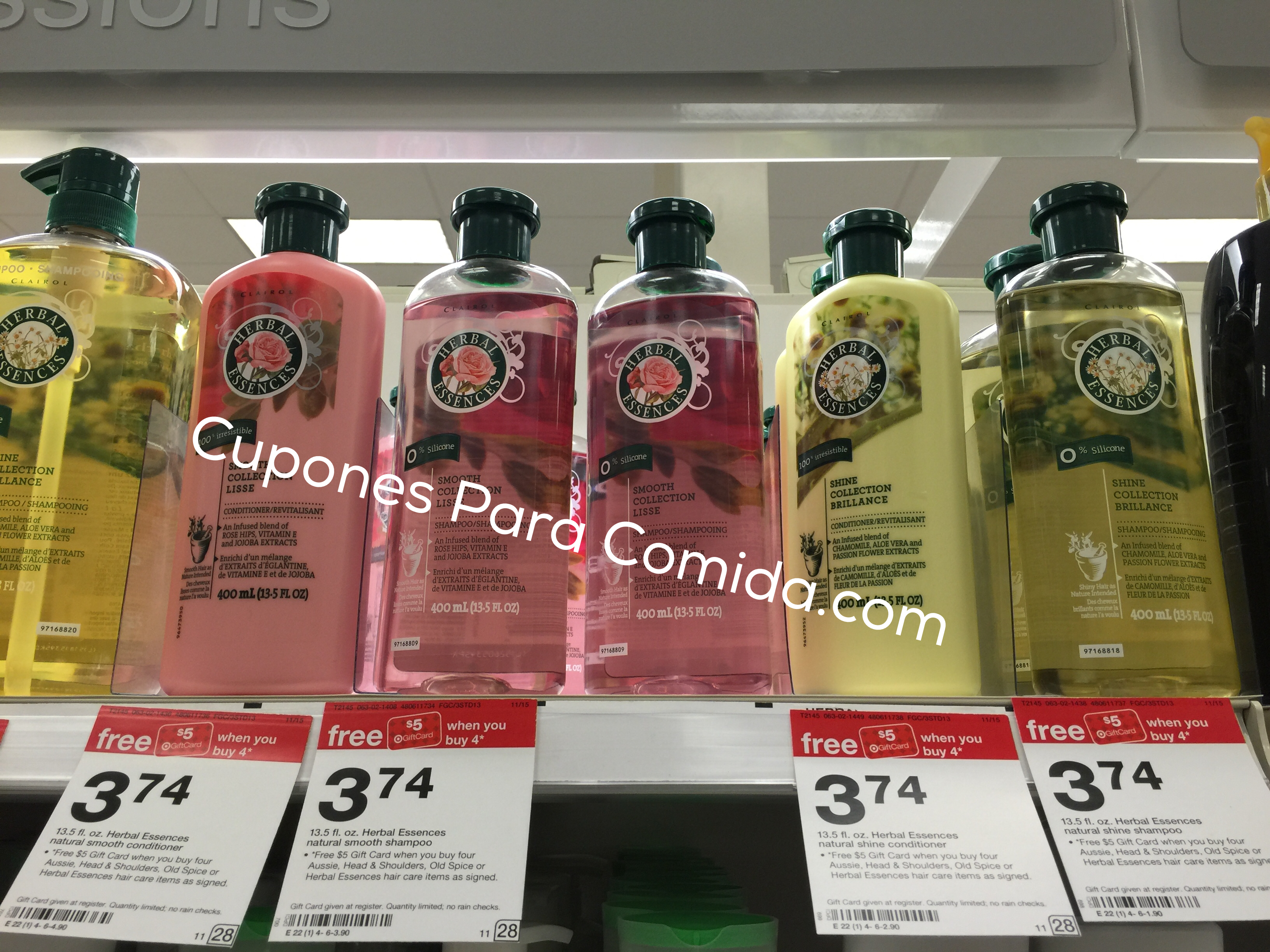 herbal essences shampoo 11/18/15