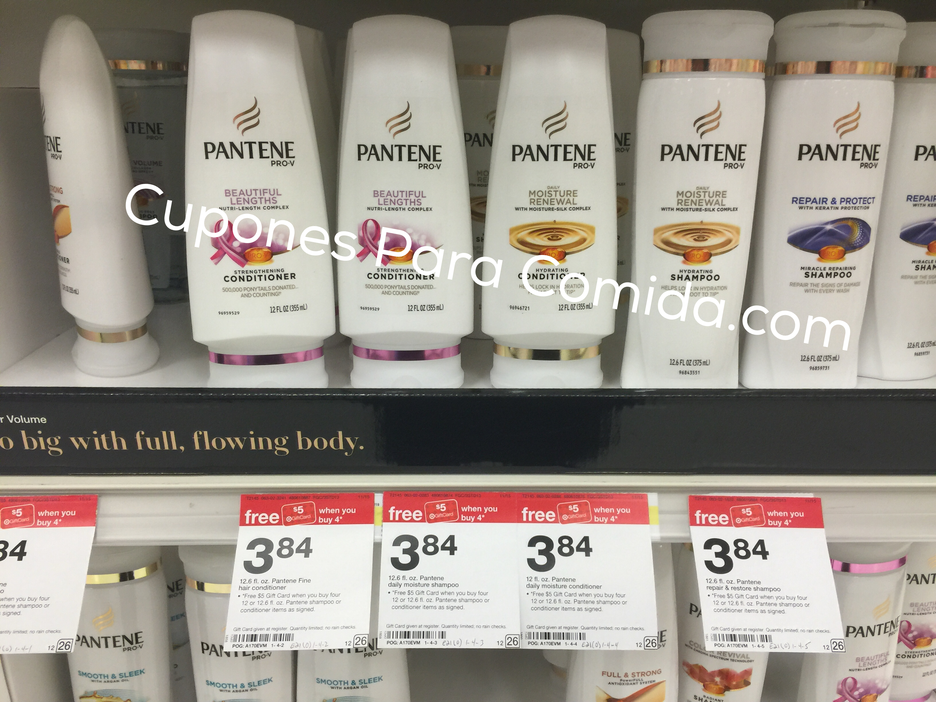 Pantene shampoo 11/28/15