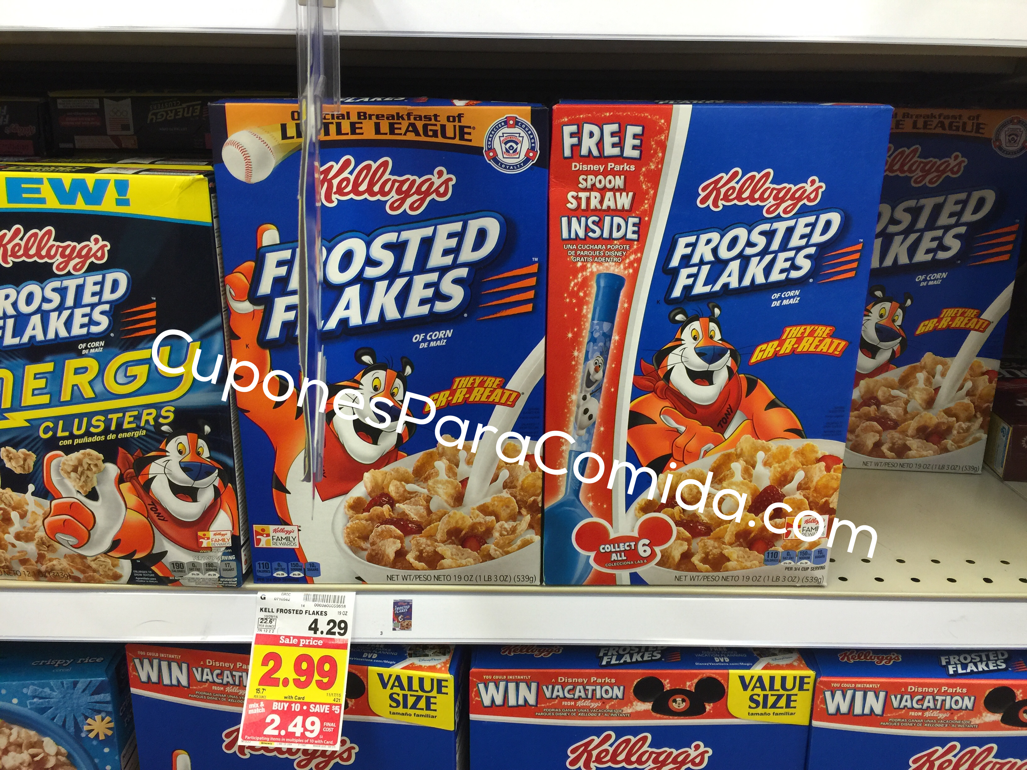 Kellogg's frosted flakes 11/05/15