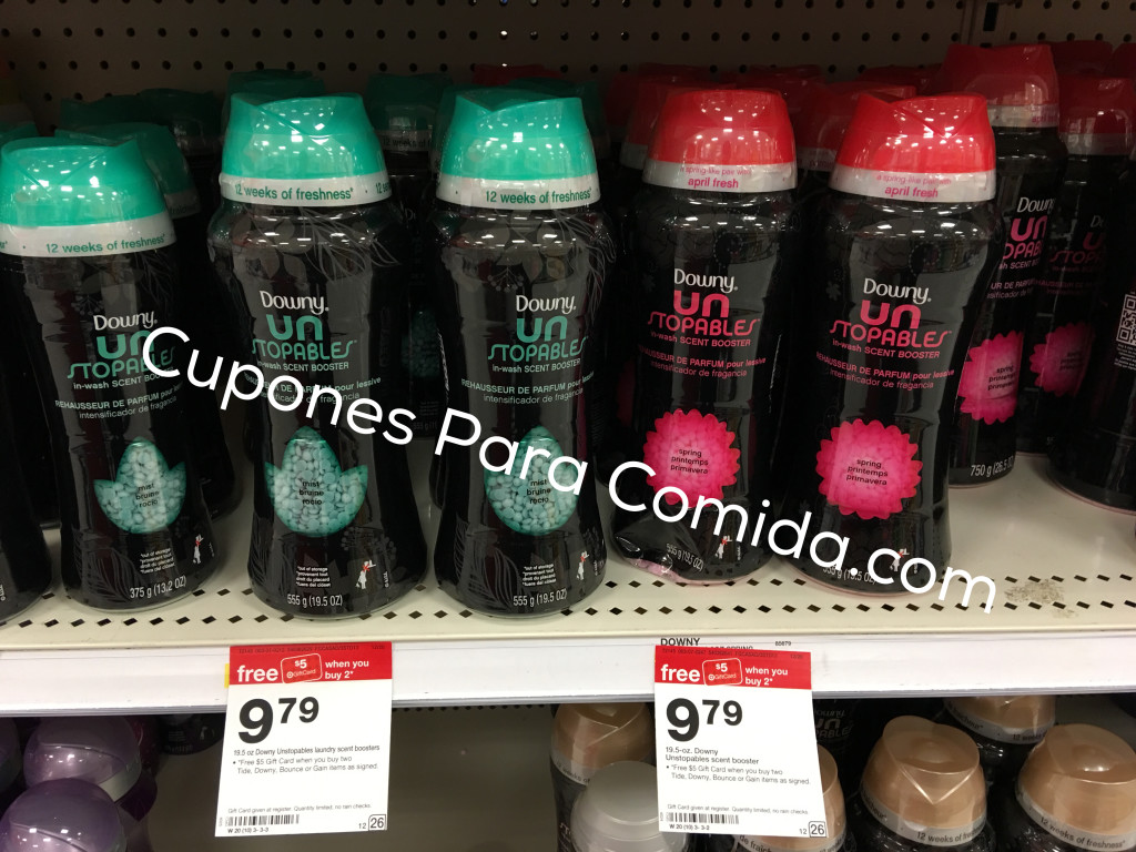 Downy Unstopables In-Wash Scent Boosters 12/22/15