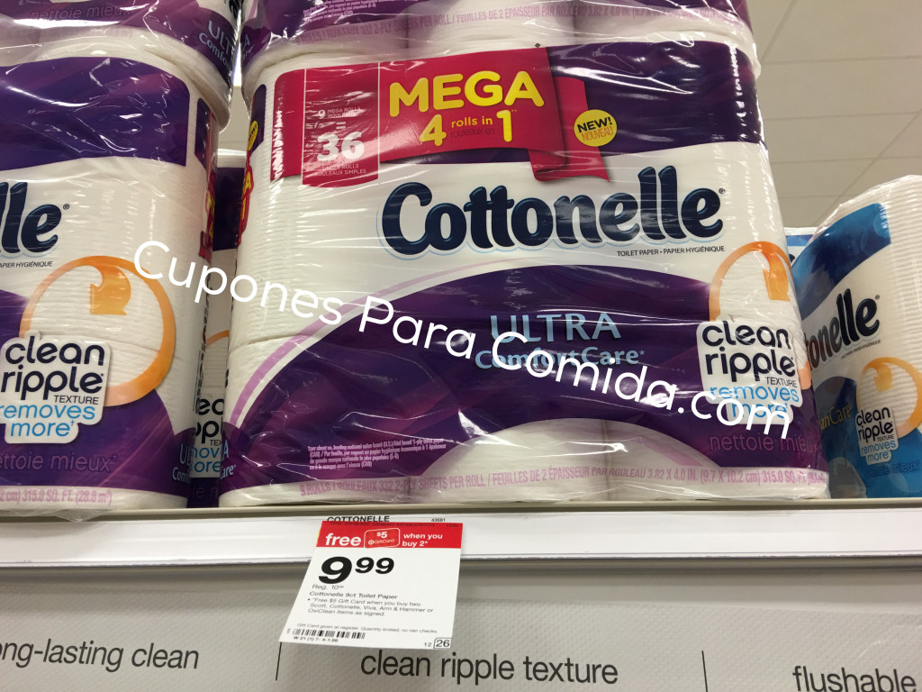Cottonelle Mega Roll Toilet Paper 9 pk 12/22/15
