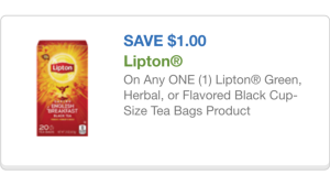 Lipton coupon 12/06/15