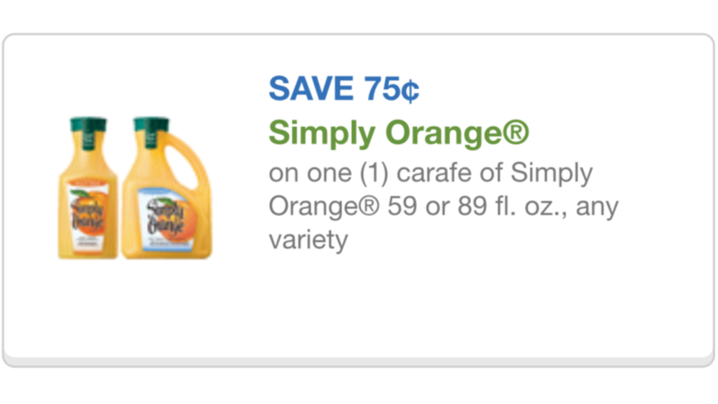 simply orange coupon 12/01/15