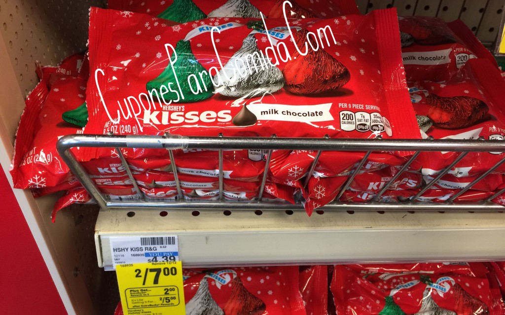 Hershey's Kisses milk chocolates 12/08/15