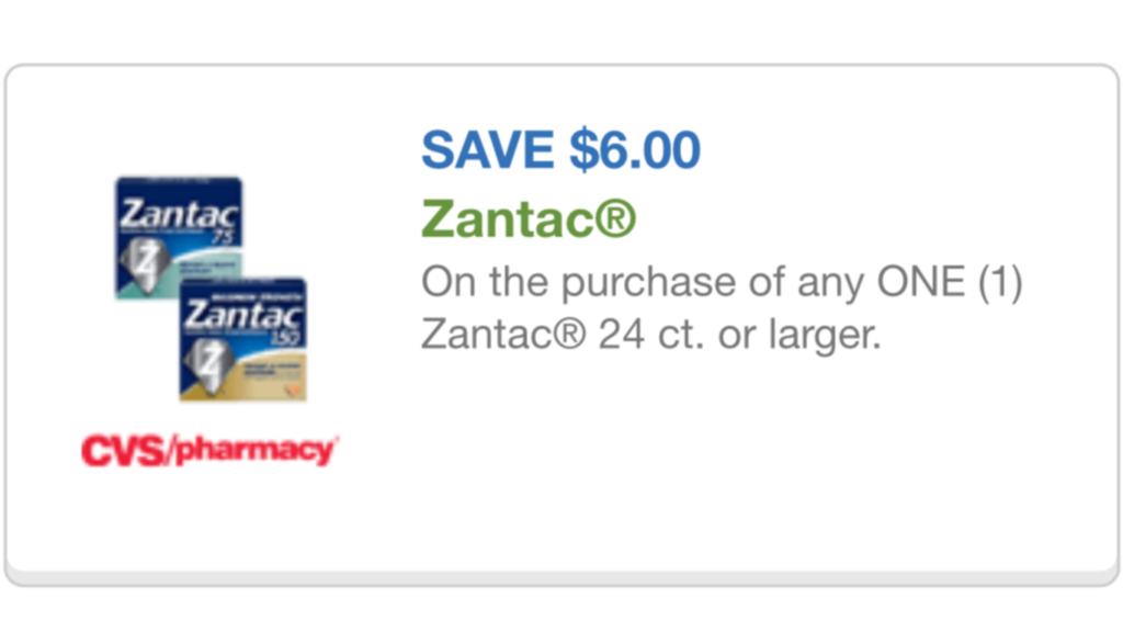 Zantac coupon 12/06/15