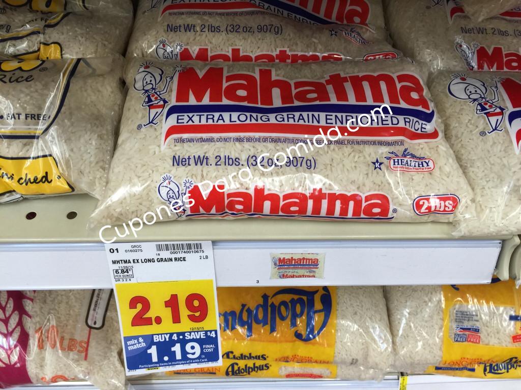 Mahatma rice 12/03/15