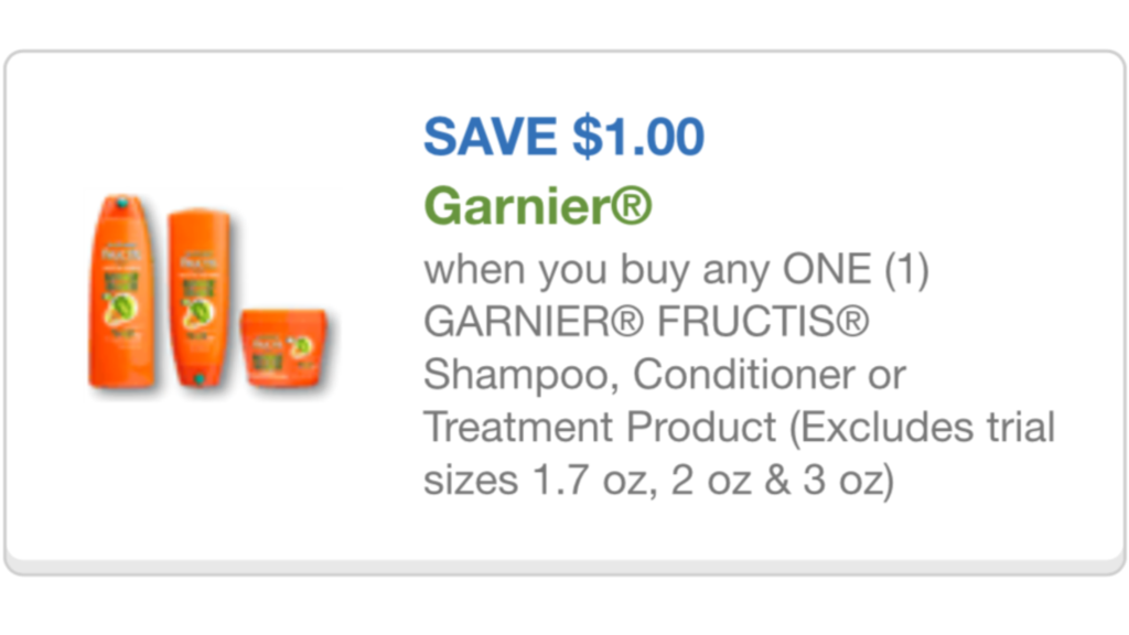 garnier shampoo coupon 1/8/16