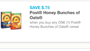 Honey Bunches coupon 01/11/16