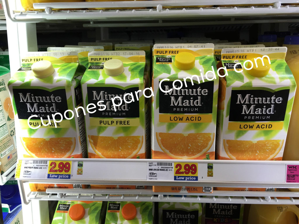 Minute Maid orange juice 02/08/16