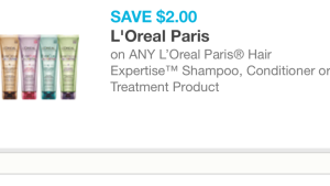 L'Oreal shampoo cupon 03/07/16