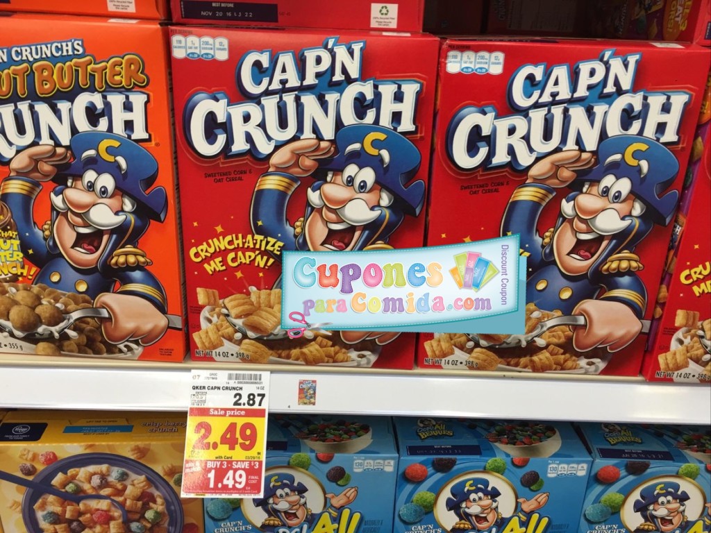 Capn Crunch Cereal 03/22/16