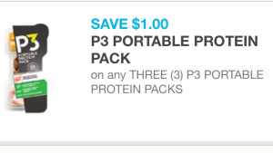 P3 Portable Protein Pack cupon 03/22/16