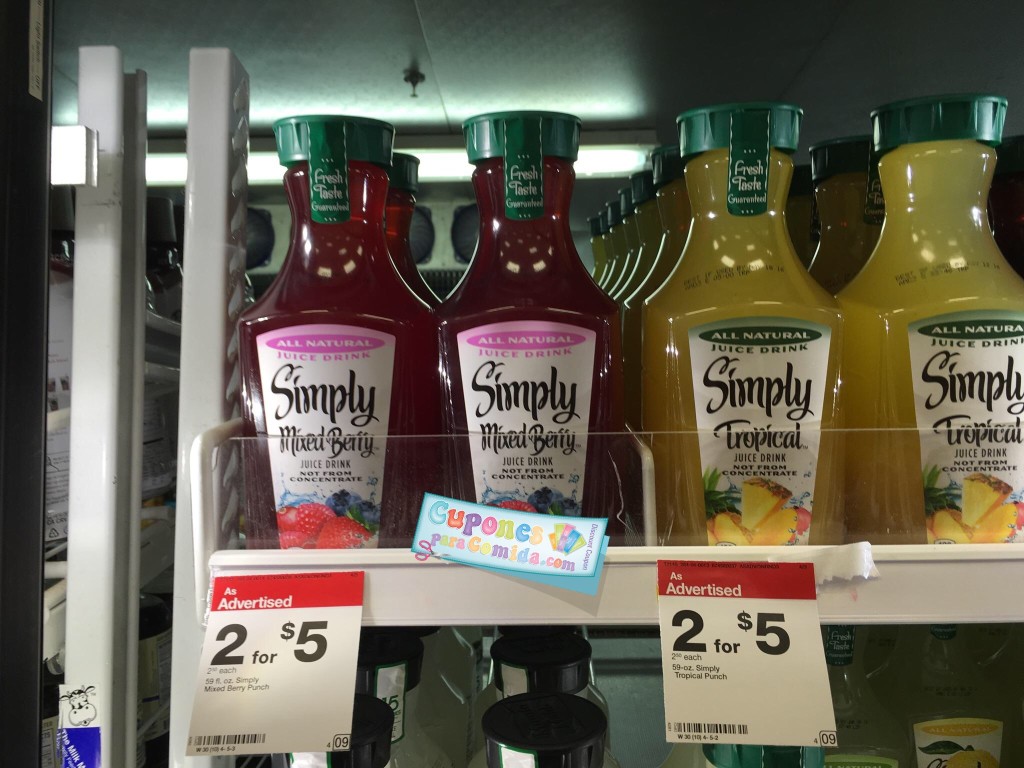 Simply Juice Drinks 04/05/16