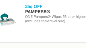 Pampers wipes 04/05/16