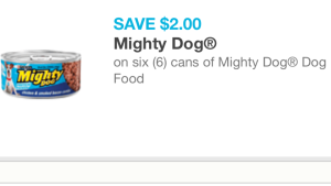 Mighty Dog food cupon 04/05/16