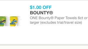 Bounty paper towels 05/09/16