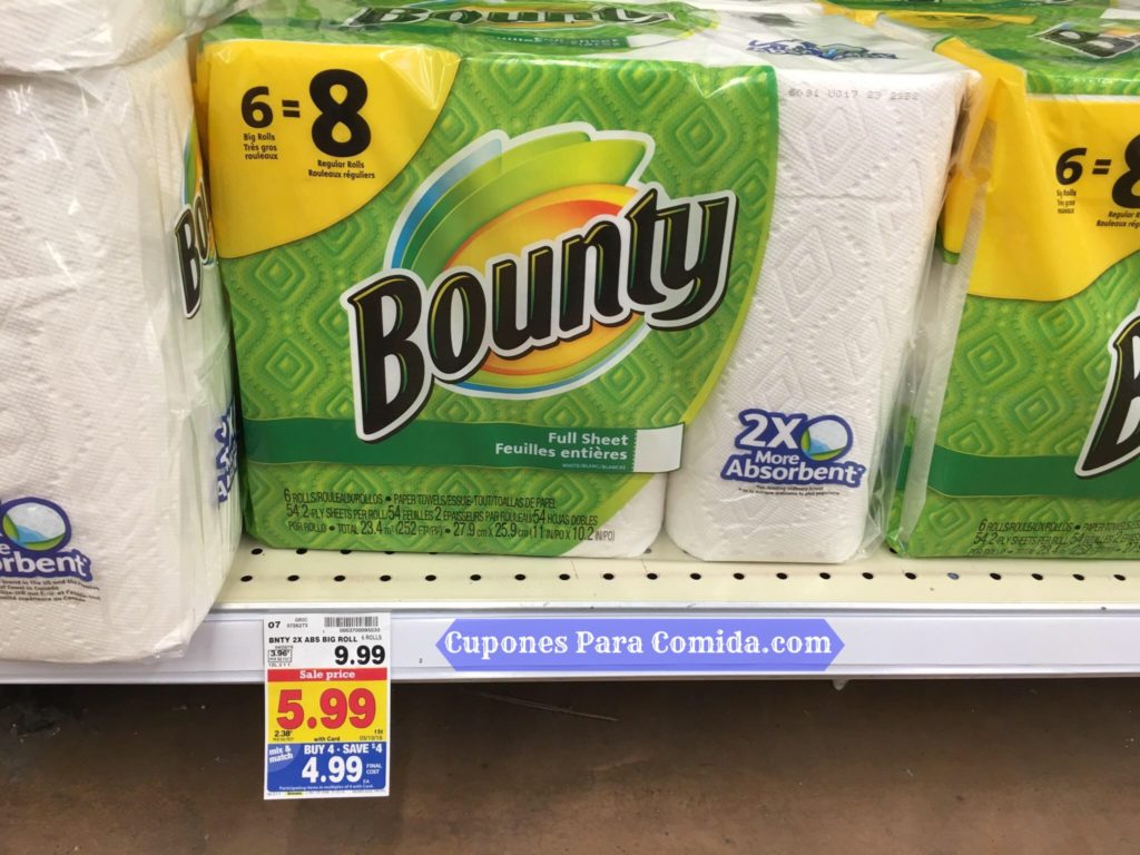 Bounty Paper towels 05/09/16