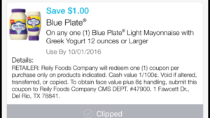 Blue Plate Mayo 06/08/16