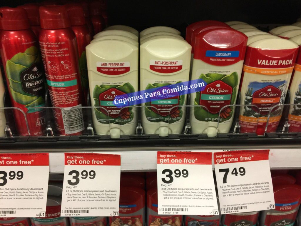 Old Spice deodorant 09/28/16